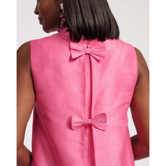 Sleeveless Diplomat Mini Dress - Hot Pink - Picture 4 of 5